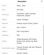 Load image into Gallery viewer, Valley Girl (Sweater/Denim) Cardigan
