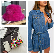 Load image into Gallery viewer, Cuffed In Denim (MINI Dress)
